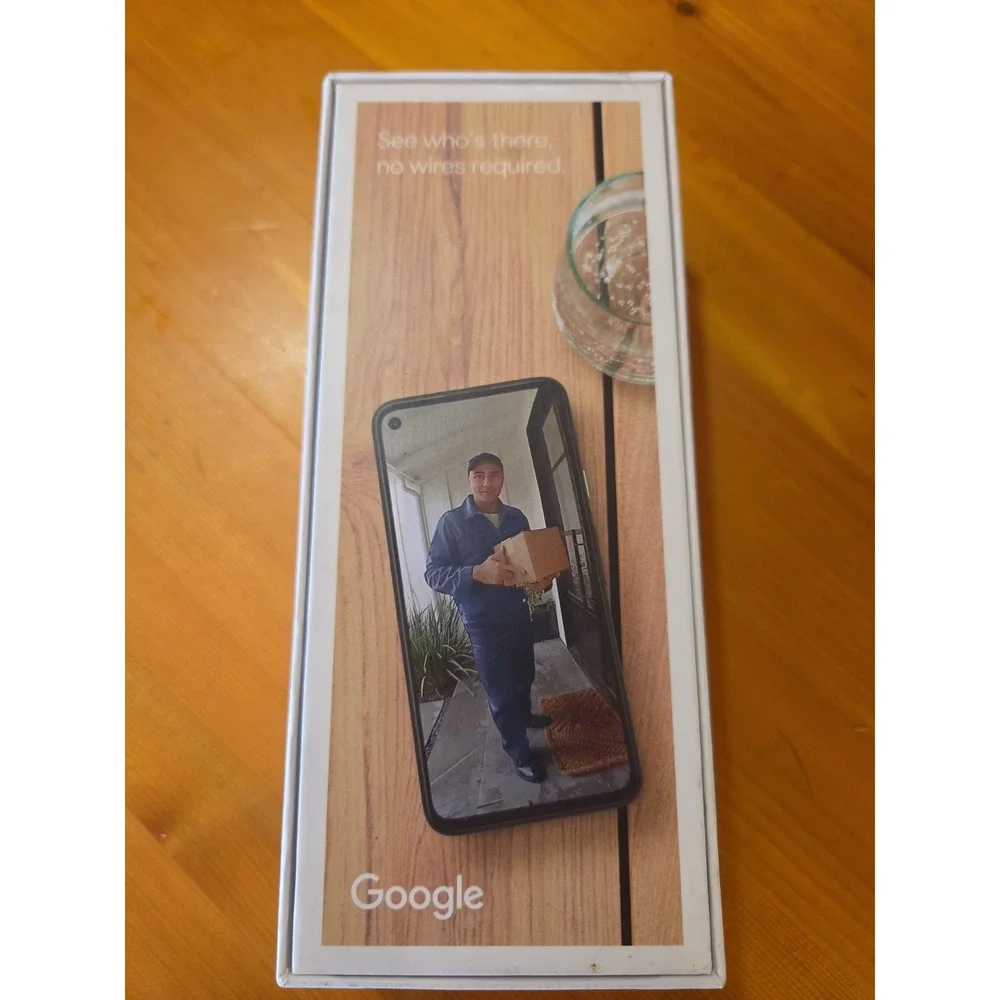 New! Google Nest Doorbell (Battery) Wireless Doorbell Video Camera Snow